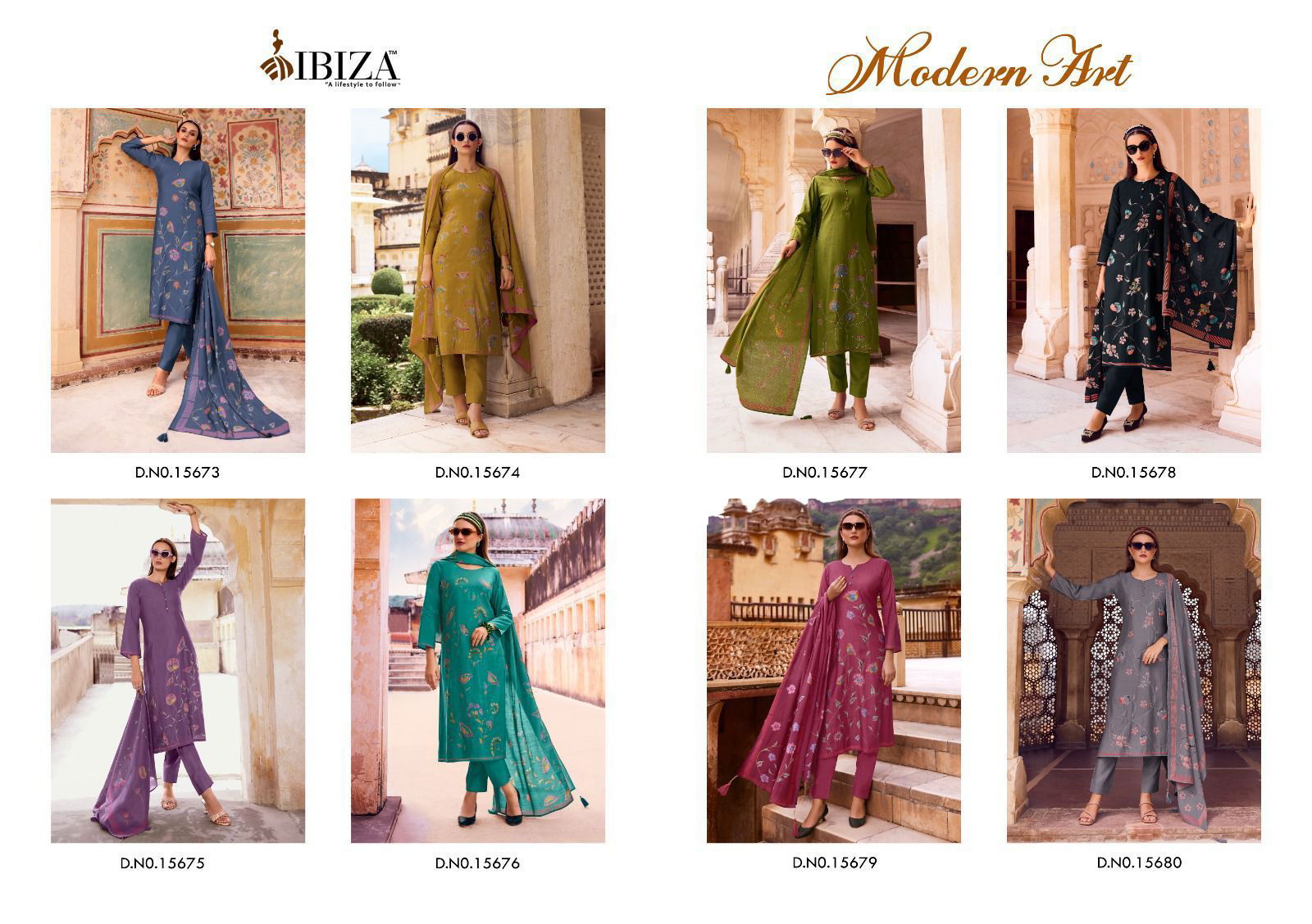 Modern Art By Ibiza Viscose Printed Salwar Kameez Wholesale Shop In Surat
